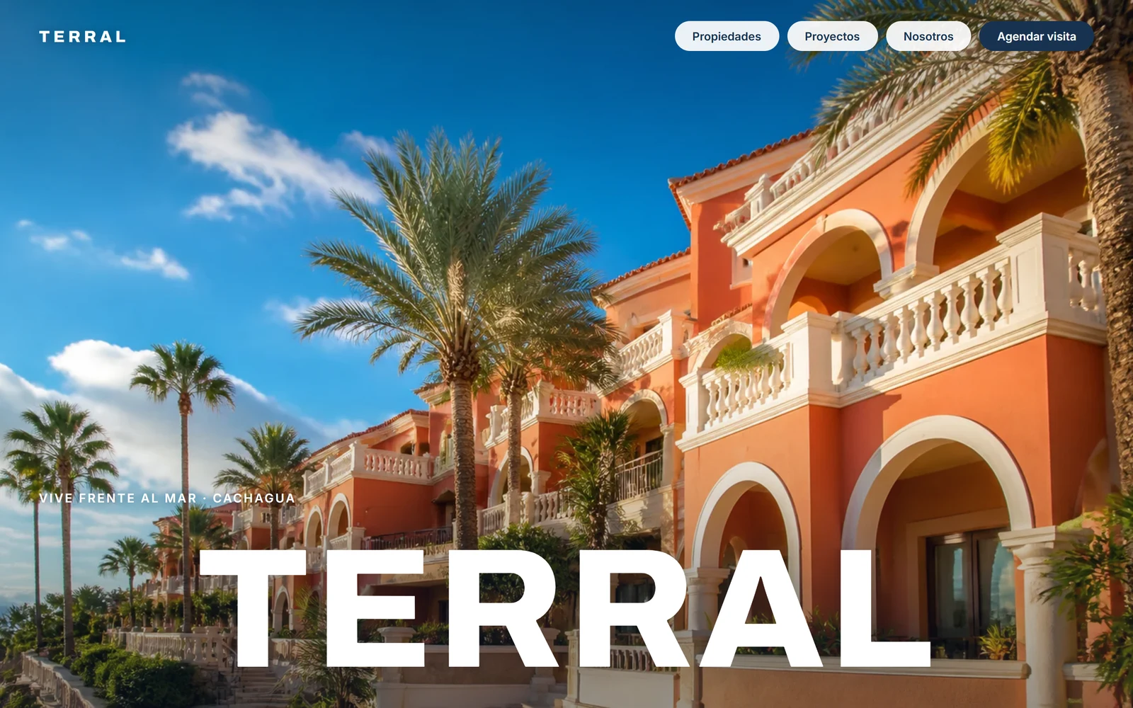 Sitio web de la inmobiliaria Terral